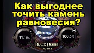 BDM: Как выгоднее точить камень равновесия? Тесты с 10% и со 100% в Black Desert Mobile