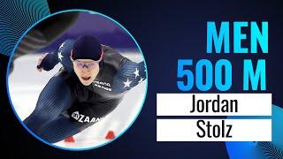 Jordan STOLZ (USA) | Winner | 500m Men | Salt Lake City 2024 | #SpeedSkating