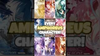 COMPLETE AMPHOREUS CHARACTER CAST REVEALED! | Honkai Star Rail 3.0 #shorts