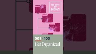 Get Organized | Day 1 of 100 Days of Design  #shorts