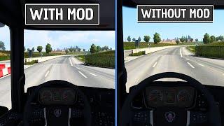 ETS2 1.43 Real Interior Camera V1.7 | Euro Truck Simulator 2 Mod