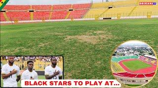 BREAKING: CAF BANS BABA YARA STADIUM…BLACK STARS TO PLAY AT…VIDEOS OF PITCHES & MORE