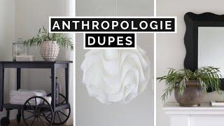 ANTHROPOLOGIE VS THRIFT STORE | DIY HIGH END HOME DECOR DUPES ON A BUDGET!