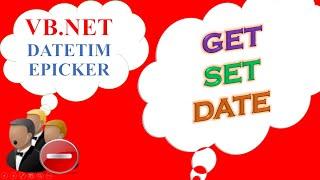 VB.NET DateTimePicker  - Get and Set Date