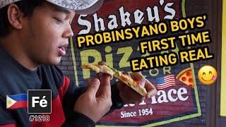 American Reviews Shakey's Pizza in the Philippines - Pizza, Chicken, Mojos, & Carbonara | #1218