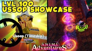 LVL 100 USSOP SHOWCASE IN ANIME ADVENTURES!