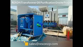 REXON ZYD-100 transformer oil purifier onsite perfect working