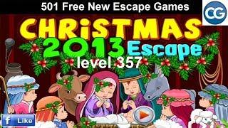 [Walkthrough] 501 Free New Escape Games level 357 - Christmas 2013 escape - Complete Game