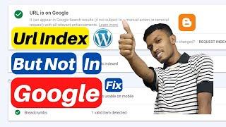 How to Fix URL Not showing in Google | URL Index But Not showing in Google #blog #blogger