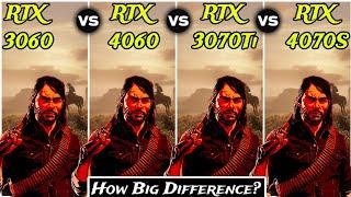 RTX 3060 vs RTX 4060 vs RTX 3070 Ti vs RTX 4070 Super - Test In 5 Games - 2K/1440P