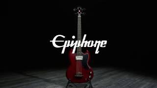 Epiphone EB-0 SG Bass, Cherry | Gear4music demo