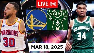 NBA LIVE! Golden State Warriors vs Milwaukee Bucks | March 18, 2025 | Bucks vs Warriors 2K25