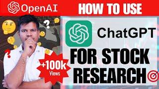 How to Use ChatGPT for Stock Analysis: A Complete Guide for Stock Investors! | Trade Brains