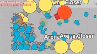 【 diep.io 】I tried to stop the Arena Closer!! (Part2) Hybrid Team and Overlord Team