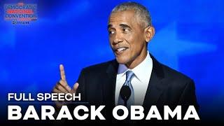 FULL SPEECH: Barack Obama’s full speech at the DNC