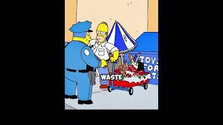Homer prepares for a backyard barbecue. #anime #animerecap #TheSimpsons