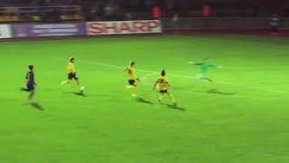 Watch Funny fail by a player of Gintra Universitetas in champions league (women)