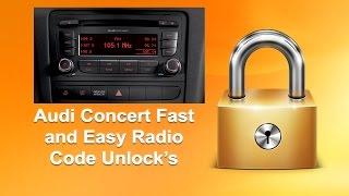 How To Find Audi Concert Using Serial No.