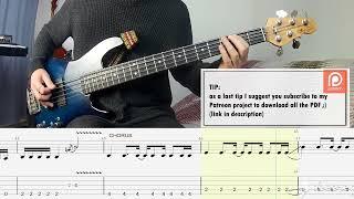 Linkin Park - In the end BASS COVER + PLAY ALONG TAB + SCORE PDF