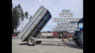 Tuhti 1-akselinen kippikärry