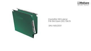 Crystalfile 330 Lateral File Std Green 50 70670 NSU2031