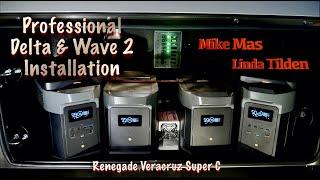 Veracruz Xantrex & EcoFlow / Wave 2 Lithium Install - Mike Mas