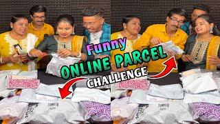 Online Order Parcel Surprise Open Funny Challenge With Family