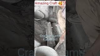 Amazing Craft | Making Pava | Cement Craft #shorts #craft #youtubeshorts #design #videos #viral