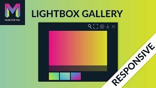 Responsive Lightbox Gallery Widget | Adobe Muse CC | Muse For You