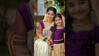 മുക്തയും മോളും️️ muktha and daughter#muktha #whatsappstatus #youtubeshort #shorts #sathieditz