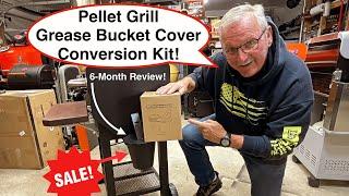 FREE! Pellet Grill Grease Bucket Cover Kit! / Fits Traeger, Pit Boss Z-Grills and More!