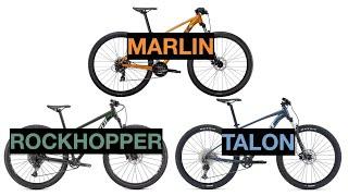 2021 Trek Marlin VS Specialized Rockhopper VS Giant Talon Comparison!!