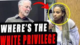 Professor has HAD ENOUGH of the "anti white" double standard, she got a HUGE wake up call