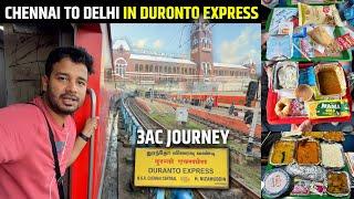 12269 Chennai Nizamuddin duronto Express 3Ac Journey and IRCTC FOOD REVIEW