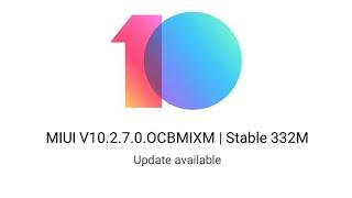 MIUI 10.2.7.0.OCBMIXM Start Rolling Out for Redmi 6A Android 9 Release soon