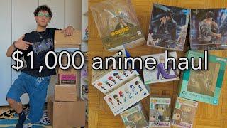 anime unboxing haul: $1,000 worth of products 