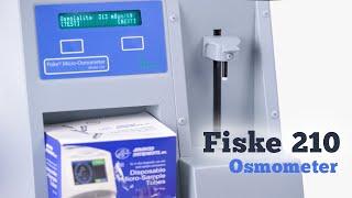 How to use the Fiske 210 Osmometer | John Morris Group