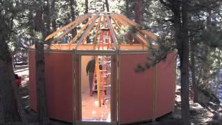 Freedom Yurt Cabins Assembly Overview - How to Build a Wood Yurt Cabin Kit in 3-5 Days