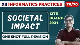 Societal Impact Class 12 IP | Social Impact | One Shot video | Class 12 IP Societal Impact