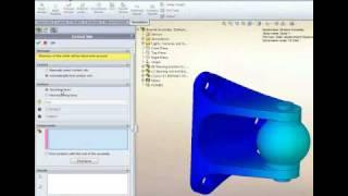 Using Simulation tools In SolidWorks Premium in assemblies