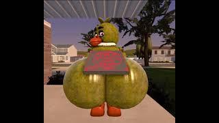 Chica the chicken farts on your pizza