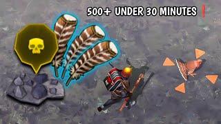 Grim Soul - 500+ Turkey Feathers For Less Than 30 Minutes!! | Less Boring Farming | Thanksgiving