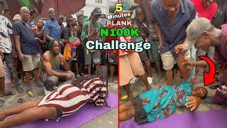 Core Workout: Plank 5 minutes wins 100K || TEASER CHALLENGE