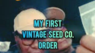 LIVE SEED REVIEW VINTAGE SEED CO. The Lazy HOA Gardener is live!