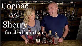 UNCOVERING Cognac vs Sherry finished bourbon...Whiskey Row is not a fan,  am I?!?!