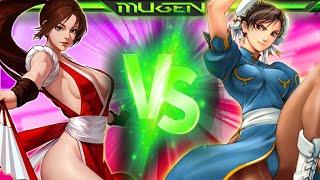 MAI SHIRANUI (不知火 舞) VS CHUN LI (春麗) - MUGEN KOF M