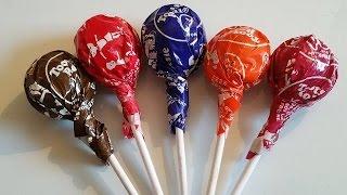 Yummy Tootsie Roll Lollipops Party in My Tummy / Learn the colors with Lollipops