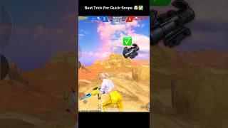 New Best TRICK For Quick Scope  #pubgmobile #mrijazplays #pubgtips #tipsandtricks