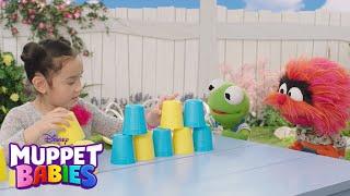 Cup Stacking | Muppet Babies Play Date | Disney Junior