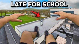 LATE FOR SCHOOL (Parkour POV)